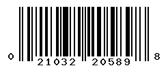 upc 021032205898 barcode image
