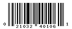 upc 021032401061 barcode image