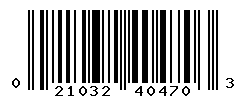 upc 021032404703 barcode image