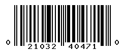 upc 021032404710 barcode image