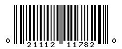 UPC barcode number 021112117820
