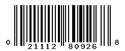 upc 021112809268 barcode image
