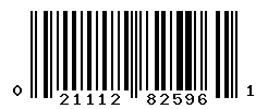 upc 021112825961 barcode image