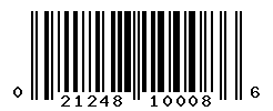 upc 021248100086 barcode image
