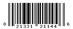 UPC barcode number 021331211446
