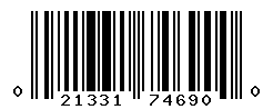 UPC barcode number 021331746900