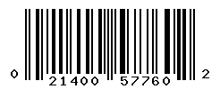 upc 021400577602 barcode image