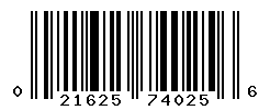upc 021625740256 barcode image