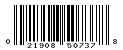 UPC barcode number 021908507378