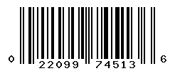 upc 022099745136 barcode image