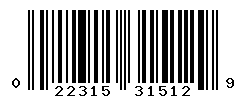 upc 022315315129 barcode image