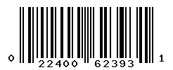 UPC barcode number 022400623931