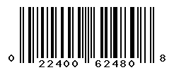 UPC barcode number 022400624808