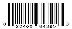 UPC barcode number 022400643953