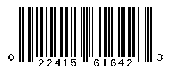 UPC barcode number 022415616423
