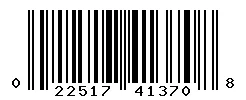 UPC barcode 022517413708