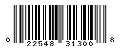upc 022548313008 barcode image