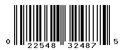 upc 022548324875 barcode image