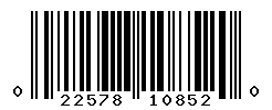 upc 022578108520 barcode image