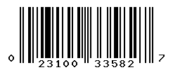 upc 023100335827 barcode image