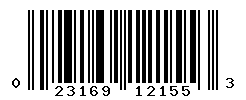 UPC barcode number 023169121553
