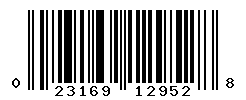 UPC barcode number 023169129528