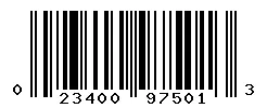 UPC barcode 023400975013