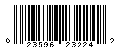 upc 023596232242 barcode image