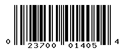 UPC barcode number 023700014054