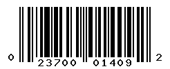 UPC barcode number 023700014092