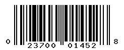 UPC barcode number 023700014528