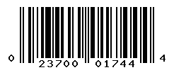 UPC barcode number 023700017444