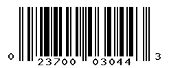 UPC barcode number 023700030443