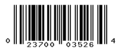 UPC barcode number 023700035264