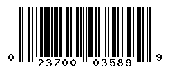 UPC barcode number 023700035899