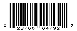 UPC barcode number 023700047922