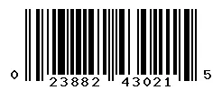 UPC barcode 023882430215