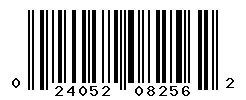 UPC barcode number 024052082562