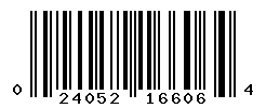 UPC barcode number 024052166064