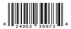 UPC barcode number 024052300734