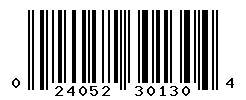 UPC barcode number 024052301304