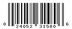 UPC barcode number 024052315806