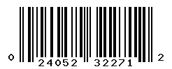 UPC barcode number 024052322712