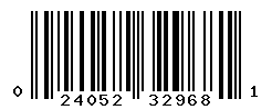 UPC barcode number 024052329681