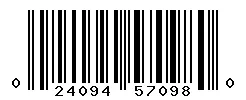 UPC barcode 024094570980