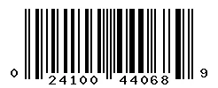 UPC barcode 024100440689