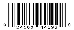UPC barcode 024100445929
