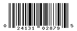 UPC barcode number 024131028795