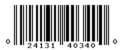 UPC barcode 024131403400