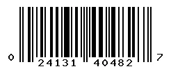 UPC barcode 024131404827